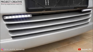 Lampu Fog Lamp Daytime Running Light DRL Mobil 8 LED 6000K 12V 1Pcs / Lampu DRL Mobil