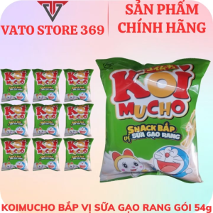 Bánh snack bắp KOIMUCHO vị sữa gạo rang gói 54g