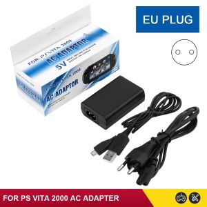 EU US Plug Home Charger Power Supply 5V AC Adapter USB Charging Cable Cord For Psvita Slim PS Vita 2000 PSV 2000