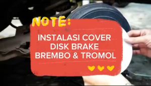 Cover Disk Rem Tromol Mobil Merah/Biru/Kuning/Silver Universal