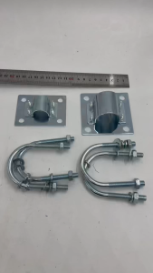 Pole Mount Adapter Antenna Mast Pipe Holder Outdoor Mount Roof U-type Screw For Starlink Dish