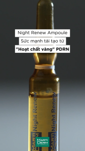 Ampoule Chống Lão Hoá & Tái Tạo Da Ban Đêm - MartiDerm Platinum Night Renew Ampoule