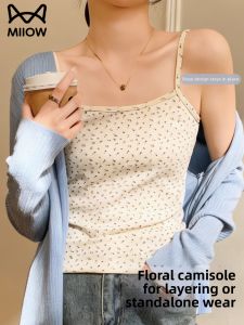 MiiOW | Feminine Floral Spaghetti Strap Tank Top