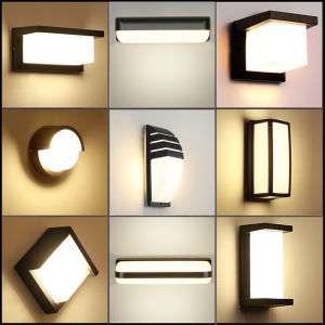 Outdoor Wall Lamp Waterproof Villa Courtyard Garden Terrace Super Bright Lighting Entrance Door Light Outdoor Balcony Wall Lamp Aluminum Material