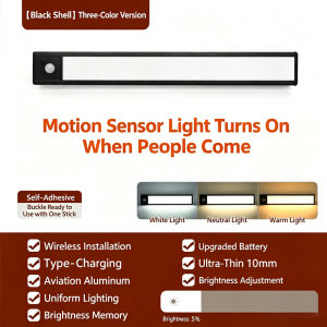 Night Light LED Lamp Under Cabinet Lights Motion Sensor Night Light Closet Light Cabinet Kitchen Lighting Magnetic Night Lights