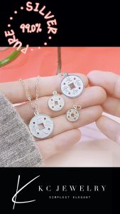KC Jewelry S990 Silver - Ancient Coin Pendant