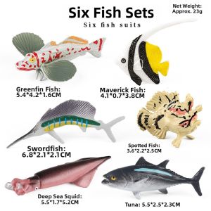Educational Simulation Ocean Fish Models Aquarium Decor