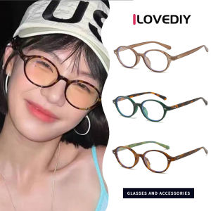 [ILOVEDIY] Vintage Women Oval Small Frames Optical Eyeglasses Spectacles Female Classic Retro Anti Blue Light Glasses Frame