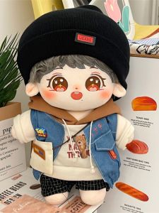 Large Size 40cm Cotton Doll Clothes Set Shoes Sweater Scarf Pants Accessories Standing Posture Doll Clothing Toy for Kids