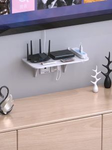 Kệ wifi treo tường Kệ gắn tường chất liệu gỗ cao cấp chống nước tuyệt đối tạo không gian gọn gàng