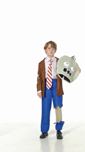 (Ready Stock) Plants vs Zombies Costume Cosplay Halloween Kid Adult Scary Role Playing Masquerade Party Stage Suit