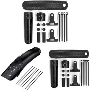 All-Weather Adjustable Bike Mudguard Set for Front and Rear Cycling Protection