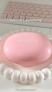 Abadi Mall Azarine Porefect Matte Set [2 PCS] Covermatte Cushion + Powder Foundation TWC Base Makeup Matte Anti Badai untuk Kulit Berminyak Cushion Tahan Lama Flawless Matte Finish Lightweight Makeup Easy Application Buildable Coverage