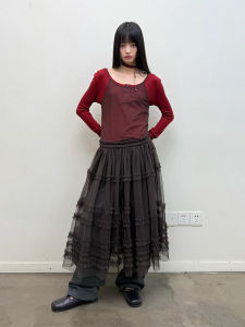 NEVERSEEZ ชุดเดรสคอวีแขนกุดพิมพ์ลายดอกไม้ กระโปรงทรงเอ ผ้าตาข่ายชั้นใน ทรงเข้ารูป ฤดูใบไม้ผลิ ฤดูร้อน ฤดูใบไม้ร่วง