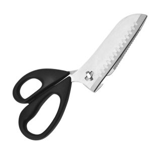 Korean 2in1 Stainless steel pop academia big scissors can be designed scissors scissors fish barbecue scissors barbecue scissors