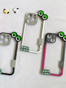 Cute Cat Silicone Phone Case for  13 pro Max Womens Style Protective Cover with Wristband Stereo Decoration Anti-fall