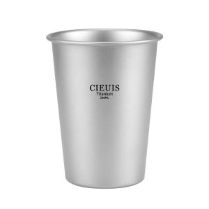 CIEUIS | Portable Unbreakable Titanium Cup Single Layer