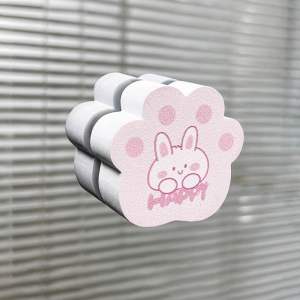 Bersihkan Cermin Sponge Cat Claw Sponge Glass Cleaner Wipe off Dirt without Leaving Marks Can Absorb Mirror卡通镜面海绵擦