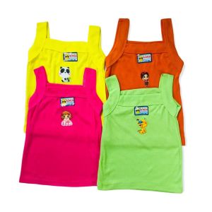 6pcs Kaos dalam anak perempuan 1-8tahun S.M.L.XL TERMURAH/SINGLET ANAK CEWEK MOTIF KARYUN TERMURAH