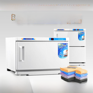 Electric Towel Warmer Steam Box Wet Towel Heater Disinfection Cabinet UV Small Size for Barber Shops Beauty Salons Kindergarten