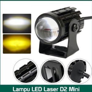 Lampu Tembak Lampu Sorot 2 Mata SQL Lampu tembak LED Laser SQL OWL 2 Mata Putih Kuning