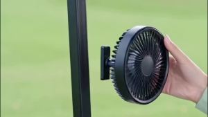 Eary 6.6in Magnetic Cruise Ship Approved Fan Portable Cruise Cabin Fan 3000mAh 3 Speeds 360°Rotate Fan for Golf Cart Yamaha EZGO