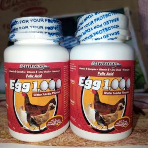 Egg 1000 Soluble Powder For Birds Gamefowl Pigeons For Breeding Vitamin ADE Calcium Selenium Bcomplex