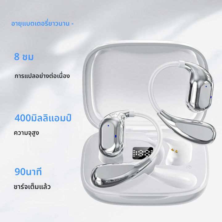 หูฟัง 150 ภาษาแบบพกพาหูฟังการแปลแบบเรียลไทม์อุปกรณ์แปลไร้สายความแม่นยําสูงสําหรับการศึกษาการเดินทางเพื่อธุรกิจ
