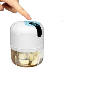 ที่บดกระเทียมไฟฟ้า ขนาด250ml สีขาว เครื่องบดกระเทียมไฟฟ้า เครื่องสับกระเทียม เครื่องปั่นกระเทียม มินิ ไร้สาย ปั่นกระเทียม/ปั่นพริก