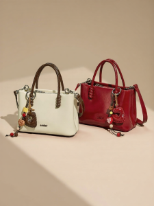 Josiny | Fashionable Versatile Red Womens Commuter Tote Bag