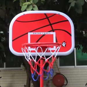 Adjustable Height Kids Basketball Hoop Stand with Ball and Pump Durable Outdoor/Indoor Sports Toy for Boys and Girls 5-14 Years