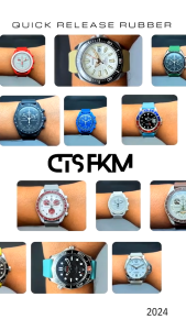 สายนาฬิกาแบบยางรุ่น Kevlar CTS FKM Quick Release Rubber Straps