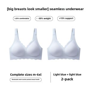 Red Thin Wedding Bra Wirefree Dragon Year Underwear for New Year And Lucky Year No Side Breast Collection Large Size