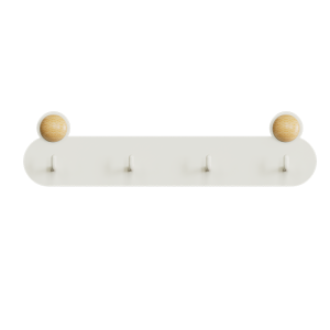 Wall-Mounted No-Drilling Clothes Hook with Wire Management