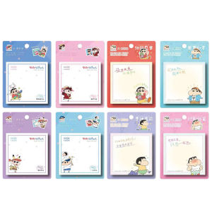 Cute Cartoon Crayon Shinchan Sticky Notes High Adhesive Value Anime Cute Removable Paper Notes Small Notebook