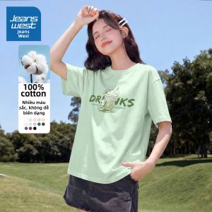 Jeanswest | Áo Thun Dạng Rộng Size Lớn Từ Cotton Sạch 100%