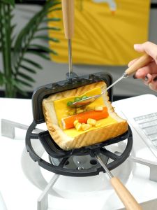 Sandwich maker pan Toaster maker Sandwich toaster Hotdog sandwich maker Double sided sandwich pan)Sandwich Maker Multifunctional Breakfast Maker Bread Toaster/Non-Stick Pan Bread Toaster