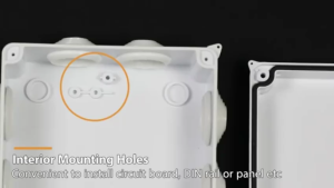 IP65 Waterproof Grade CCTV Junction Box Outdoor Use Enclosure Suitable for CCTV CATV and Ethernet Projects