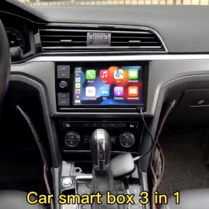 3 in1 Wired to Wireless Carplay Android Auto Adapter Dongle Support Netflix YouTube Playstore Android 13 with wifi