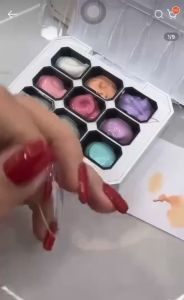 Sét gel dặm omber nhiều tone 9 màu sơn móng nail