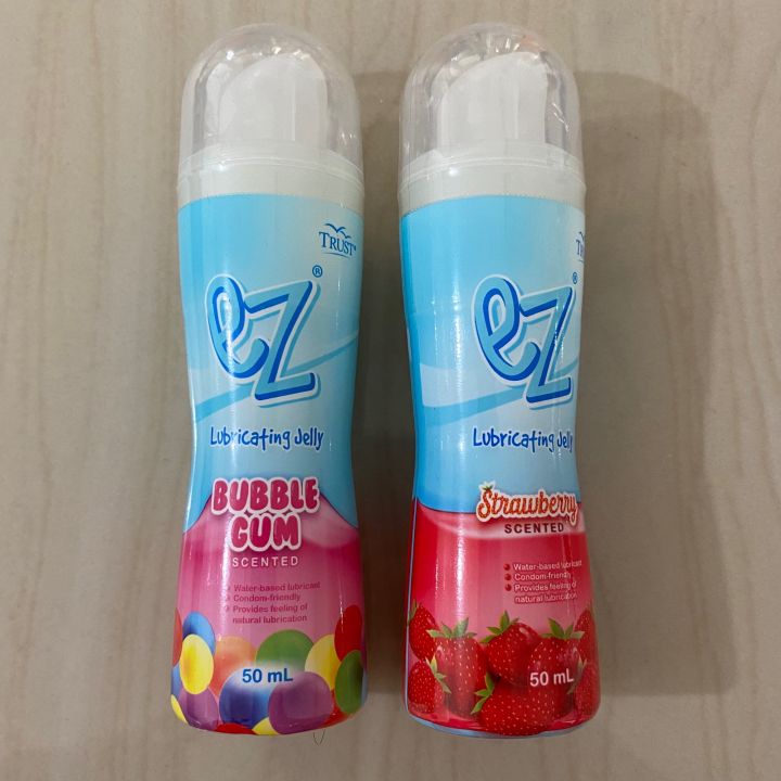 Ez Lubricating Jelly Strawberry BubbleGum Scented 50ml Lubricant ...