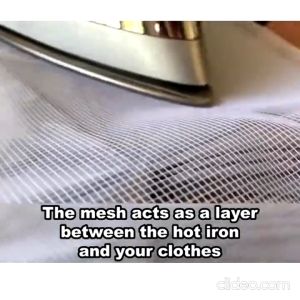 50x35 Ironing Protective Mesh Heat Resistant Cloth Mesh Ironing Protective Clothes Reusable Polyester Mesh Pad 熨衣隔热垫