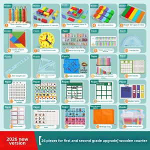 STARRY ARK | Elementary Math Teaching Aids Large Double-Sided Geometry Board Set