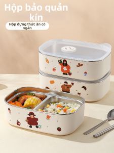 YOULUNMEI | Stainless Steel Sealed Compartment Lunch Box