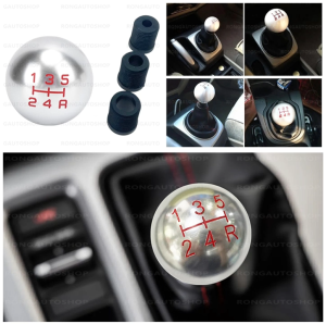 หัวเกียร์ กลม ลูกใหญ่49มิล อลูมิเนียม สําหรับเกียร์ธรรมดาทุกรุ่น หัวเกียร์รถ หัวเกียร์รถยนต์