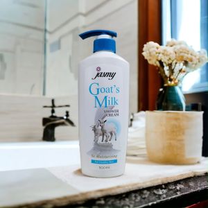 BUNDLE 2 x 900ML GOATS MILK REFILL POUCH JASMY SHOWER CREAM SABUN MANDI CAIR BODY WASH IMPORT DARI MALAYSIA