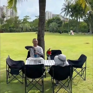 ชุดโต๊ะแคมปิ้ง โต๊ะแคมป์ปิ้ง ชุดโต๊ะแคมป์ปิ้ง โต๊ะ แคมป์ ปิ้ง เก้าอี้ เก้าอี้แคมป์ อุปกรณ์แคมป์ปิ้ง สามารถรับน้ำหนักได้ 150กิโลกรัมซูเปอร์เซตโปรโมชั่น