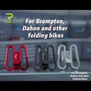 RRSKIT Hợp Kim Nhôm Bộ Chuyển Đổi Phía Trước Giá Đỡ Túi Siêu Nhẹ Cho Xe Đạp Gấp Brompton Dahon - Công Cụ Sửa Chữa Xe Đạp