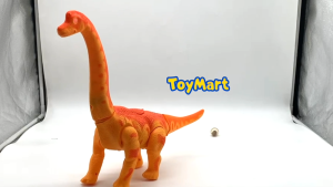 13” Egg Laying Brachiosaurus Dinosaur Toy Sounds & LED Projecting Sound & Light FX