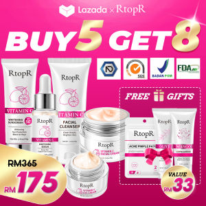 RtopR VC Whitening Moisturizing Facial Care Set